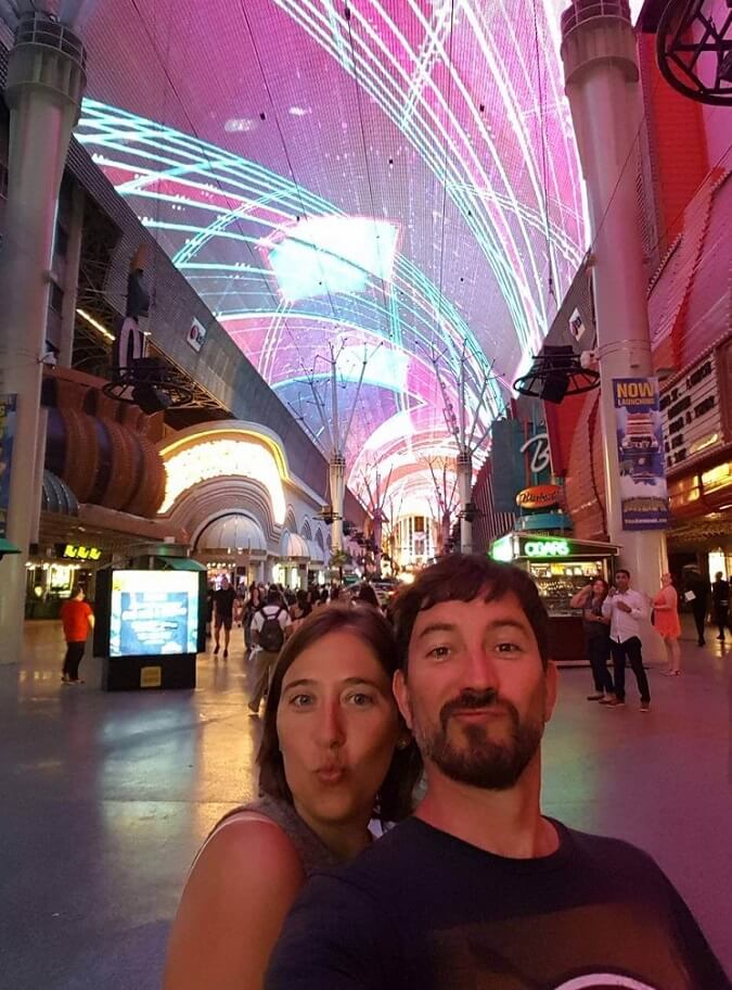 En el Downtown de Las Vegas